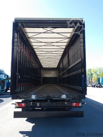 Open semitrailer with tarp KÖGEL SN 24 FastSlider/Lift/LASI Getränke/Edscha/ALCOA