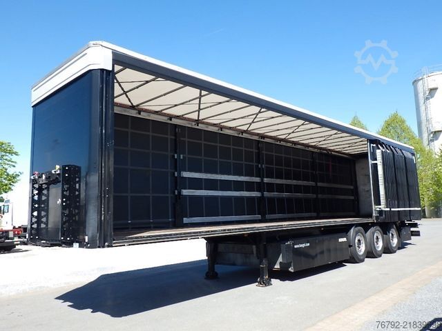 Open semitrailer with tarp KÖGEL SN 24 FastSlider/Lift/LASI Getränke/Edscha/ALCOA