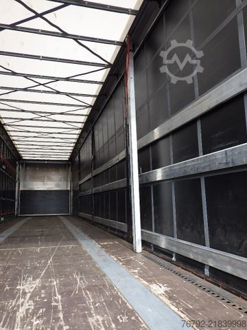 Open semitrailer with tarp KÖGEL SN 24 FastSlider/Lift/LASI Getränke/Edscha/ALCOA