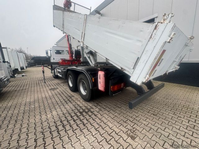 Kipper LKW MERCEDES-BENZ Axor 2633 Kipper mit Kran Fassi F135