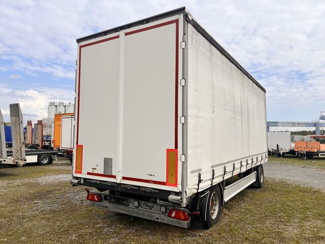 Open trailer with tarp Fliegl ZPS180 2 Achs Jumbo- Planen, Mega, durchladbar