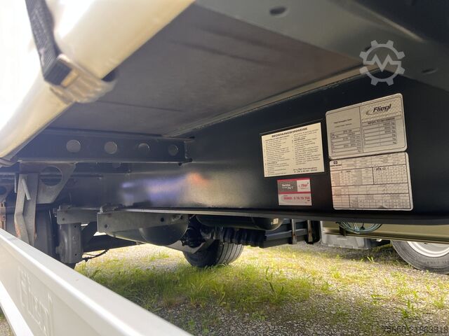 Open trailer with tarp Fliegl ZPS180  2 Achs Jumbo- Planen, Mega, durchladbar