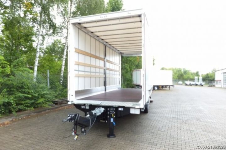 Open trailer with tarp Möslein TPS 11 DL 7,30 neuer Planenanhänger, Ladebordwand + Durchladbar