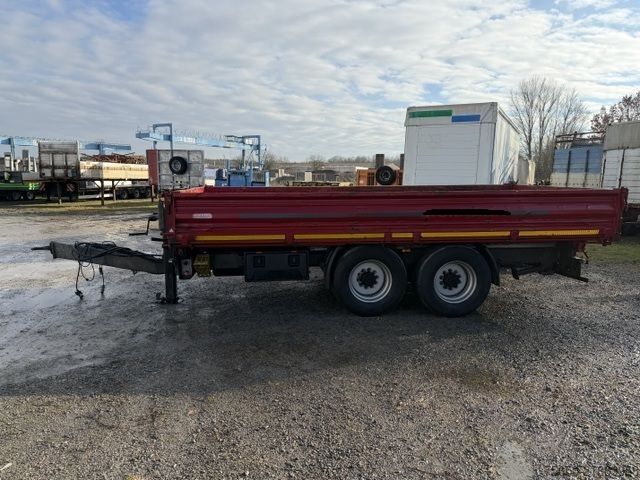 Three-way tipper trailer TK14 14,4 t Tandemkipper- Tieflader Breitbereifung