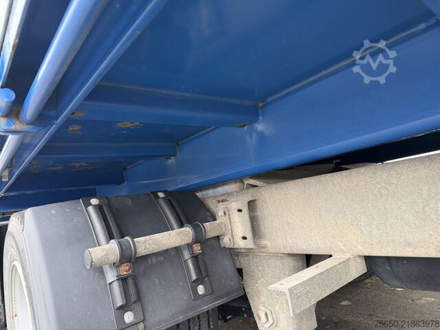 Three-way tipper trailer  18 k  18 t Tandemkipper- Tieflader, BreitbereiftWenig Benutzt