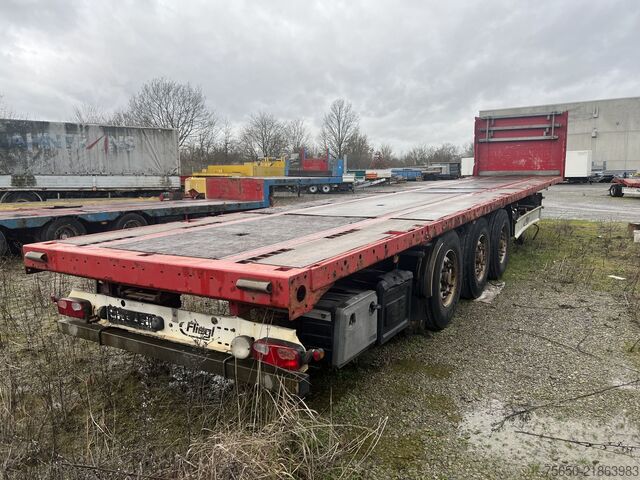 Open semitrailer Fliegl SDS350 3 Achs Sattelauflieger