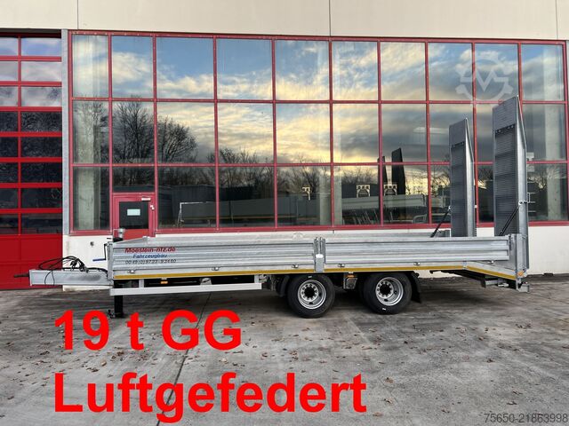 Low loader trailer Möslein TTO 19  19 t Tandemtieflader,Neufahrzeug