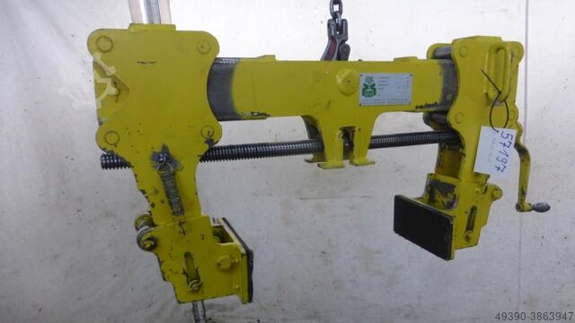 Material clamp, material grab, load clamp; carrying clamp, lifting clamp, block tongs, crane grab, l NORDGREIF 7548