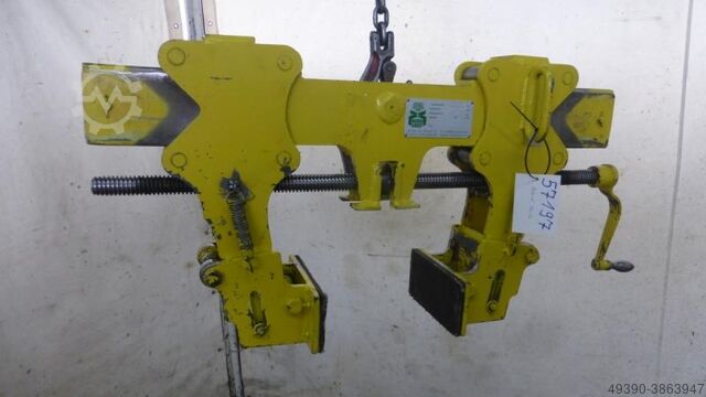 Material clamp, material grab, load clamp; carrying clamp, lifting clamp, block tongs, crane grab, l NORDGREIF 7548