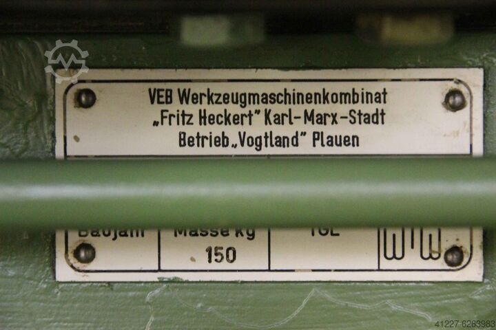 Rundschleifmaschine Bürste WMW Heckert Spitzenabstand 420 mm