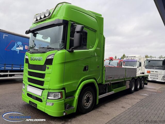 Car transporter Scania R730 V8 NGS 8x4, Retarder, Machinetransporter, ...
