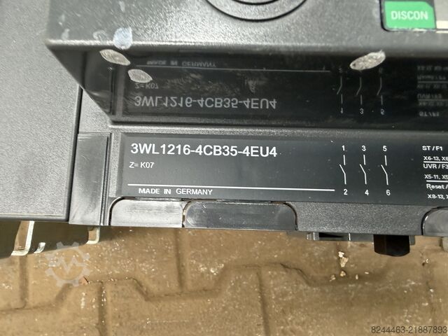 Circuit breaker Siemens 3WL1216-4CB35-4EU4