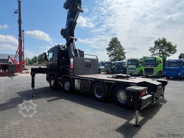 Crane truck Scania R490 R 490 8x2 Euro 6 HMF 8520-K6 + JIB FJ2000-K6