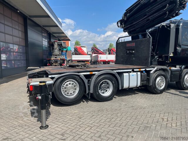 Crane truck Scania R490 R 490 8x2 Euro 6 HMF 8520-K6 + JIB FJ2000-K6
