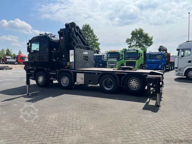 Crane truck Scania R490 R 490 8x2 Euro 6 HMF 8520-K6 + JIB FJ2000-K6