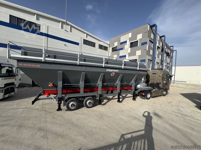 Concrete mixing plant Polygonmach PAC 60m3/hour site type plant