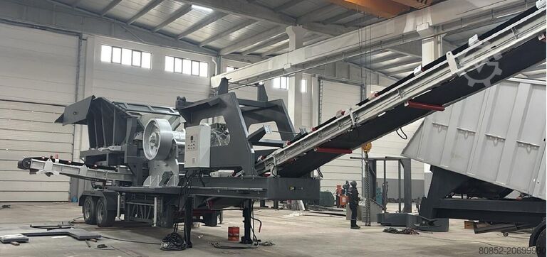 Schuttbrecher Polygonmach 1 PMCC2  jaw and cone crusher mobile