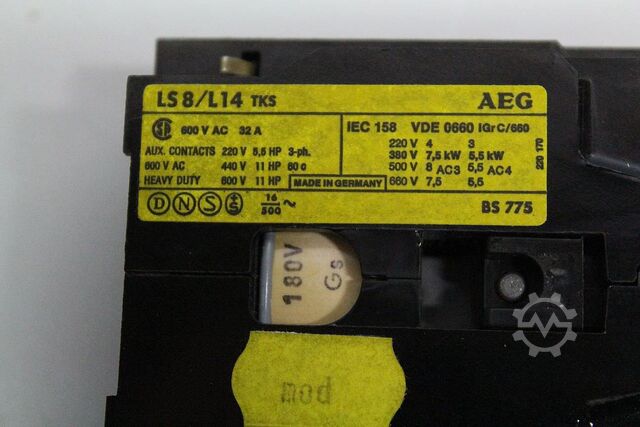 Contactor DC operated AEG LS 8/L14 TKS