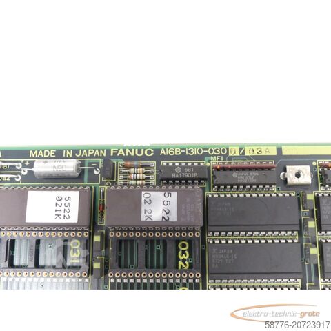 Component Fanuc A16B-1310-0300 / 03A Board SN:128019