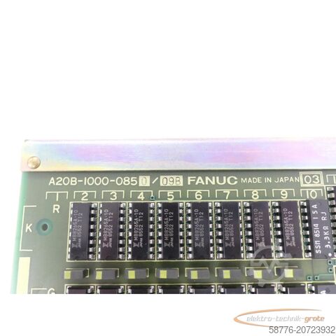 Component Fanuc A20B-1000-0850 / 09B Board SN:YUY666-2544