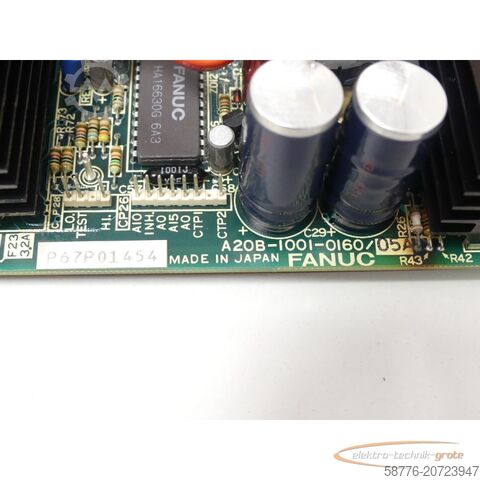Component Fanuc A20B-1001-0160/05A Board SN:P67P01454