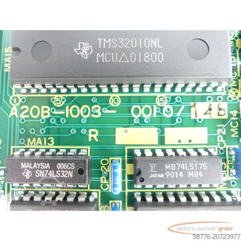 Component Fanuc A20B-1003-0010/14B / A350-1003-T016/06 Erweiterungskarte SN: Y066G5089H