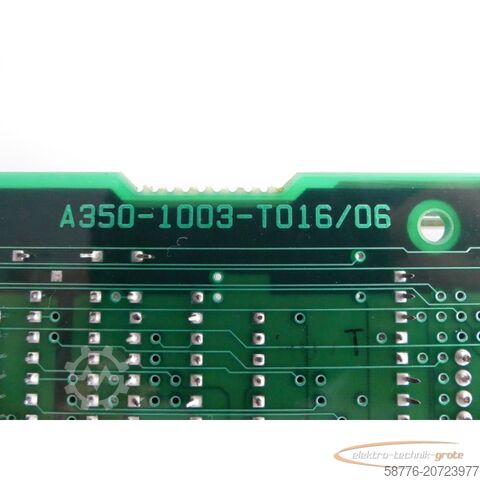 Component Fanuc A20B-1003-0010/14B / A350-1003-T016/06 Erweiterungskarte SN: Y066G5089H