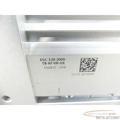 Component Festo 556815 / EGC-120-2000-TB-KF-0H-GK Zahnriemenachse SN: 3S7PLQX3B8W