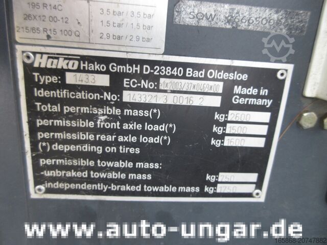 Kehrmaschine Hako Citymaster 4x4 CM1250 Knicklenkung Kehrm
