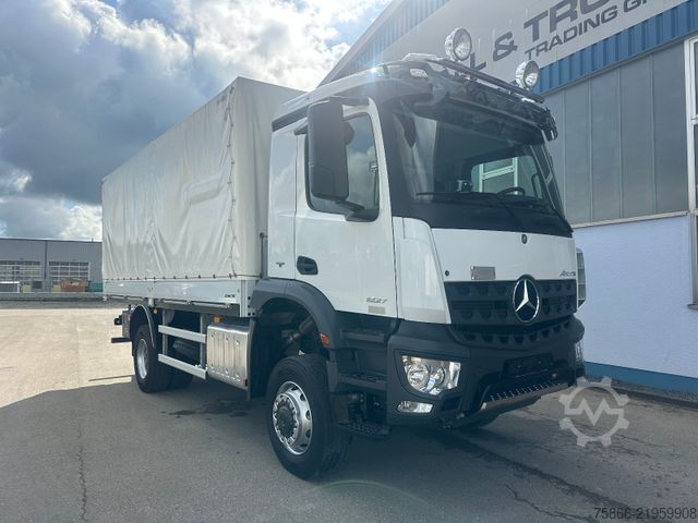 LKW mit Pritsche & Plane MERCEDES-BENZ 1827 Arocs 4x4 Fahrschulausrüstung