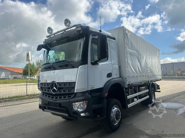 LKW mit Pritsche & Plane MERCEDES-BENZ 1827 Arocs 4x4 Fahrschulausrüstung