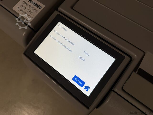 Broschürenfertigungssystem Plockmatic PBM500 - 23k Counter only!