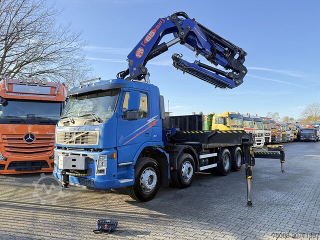 LKW mit Pritsche (offen) Volvo FM12 420 8X2 Kran PM 65026 bis 29 Meter
