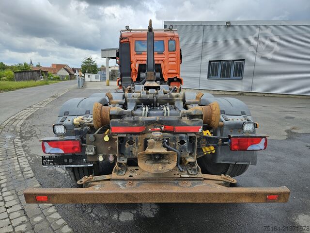 Roll-off tipper truck MAN TGS 26.480 6x4 H-2 BL Nachlauflenkachse
