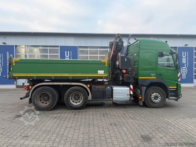 Autokran VOLVO FMX 500 6x4 Kipper mit Kran Atlas 172.3E - A4