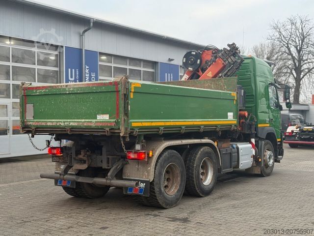 Kipper LKW VOLVO FMX 500 6x4 Kipper mit Kran Atlas 172.3E - A4