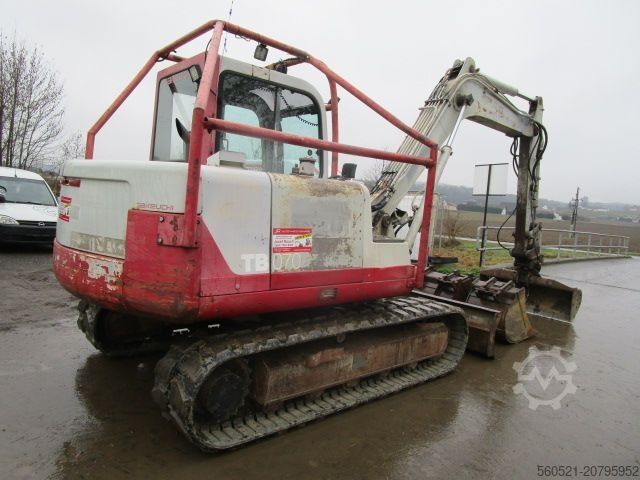 Minibagger Takeuchi TB 070 mit Schnellwechler + 4 Löffel