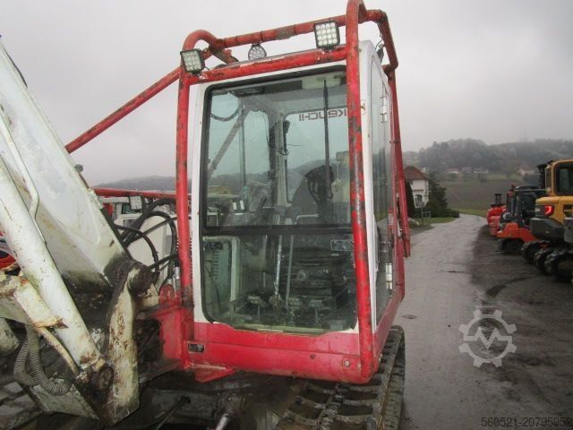Minibagger Takeuchi TB 070 mit Schnellwechler + 4 Löffel