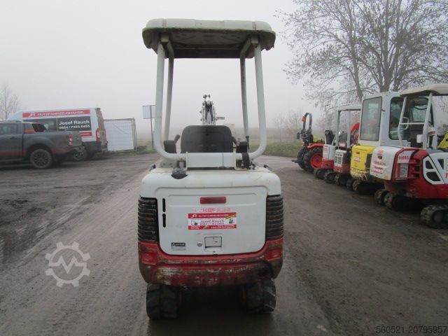Minibagger Takeuchi TB 014 - LEHNHOF MS01-Schnellwechsler + 3 Löffel