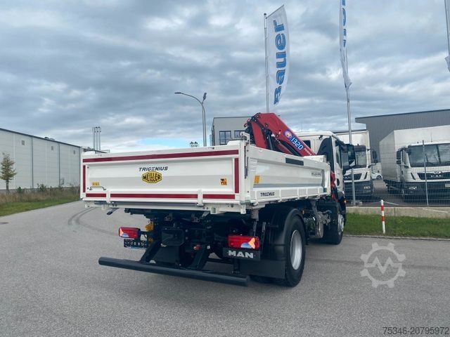 Kipper LKW MAN TGM 18.320 /4x2/BL/Meiller/Kipper/Kran/15 m/ Neu