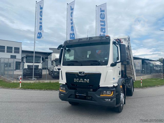Kipper LKW MAN TGM 18.320 /4x2/BL/Meiller/Kipper/Kran/15 m/ Neu