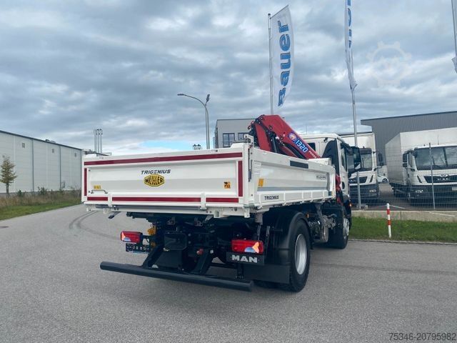 Kipper LKW MAN TGM 18.320 /4x2/BL/Meiller/Kipper/Kran/15 m/ Neu