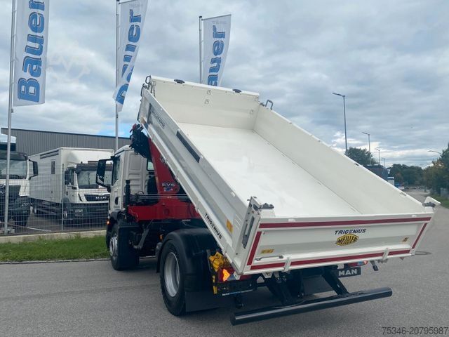 Dreiseitenkipper LKW MAN TGM 18.320 /4x2/BL/Meiller/Kipper/Kran/15 m/ Neu