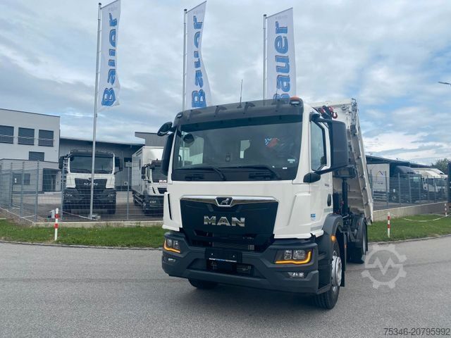 Kipper LKW MAN TGM 18.320 /4x2/BL/Meiller/Kipper/Kran/15 m/ Neu
