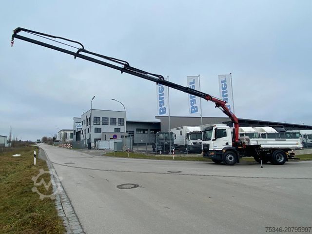 Dreiseitenkipper LKW MAN TGM 18.320 /4x2/BL/Meiller/Kipper/Kran/15 m/ Neu