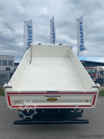 Dreiseitenkipper LKW MAN TGM 18.320 /4x2/BL/Meiller/Kipper/Kran/15 m/ Neu