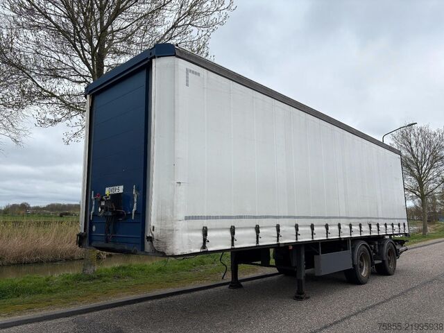Curtain sided Hfm Trailers D22 2-Axle / 10 Meter / Dolly-LZV / Loading Lift