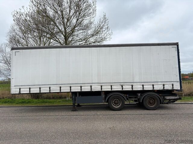 Curtain sided Hfm Trailers D22 2-Axle / 10 Meter / Dolly-LZV / Loading Lift