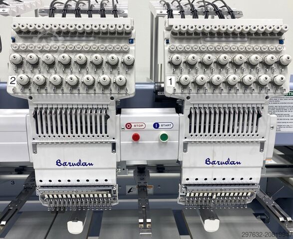 Baurdan Stickmaschine, 6 Köpfe, Baujahr 2022 Barudan BEKY S1506CII