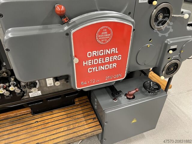 Falzmaschine Heidelberg Cylinder S 54×72 Automatic Die-Cutting Machine